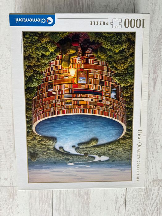 Puzzle 1000 peças - Biblioteca