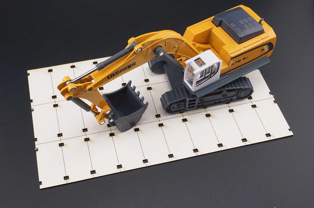 Betonowe płyty drogowe PLAC 170x101mm H0 1:87