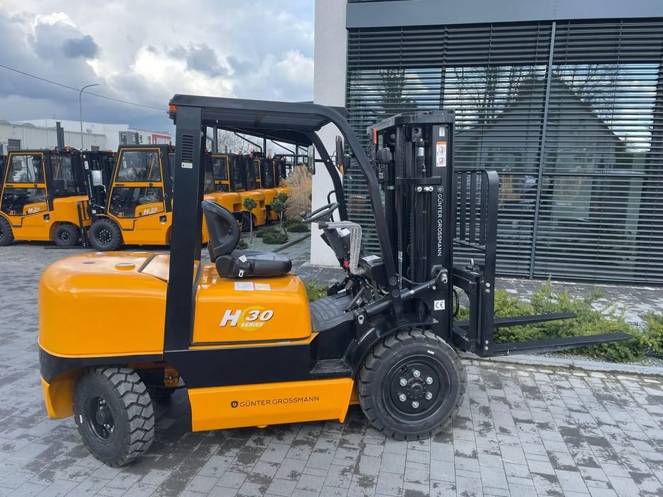 Günter Grossmann 3Ton. Diesel Przesuw Gwarancja Nowy Wózek  Najtaniej w Polsce, 2025 Nowy 3 Tonowy wózek widłowy