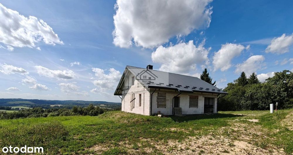 Nowy dom 100,88m2 + garaż + poddasze z pięknym widokiem - Dylągówka -