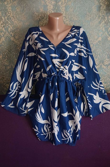 Красивое платье кимоно большой размер батал 50 /52