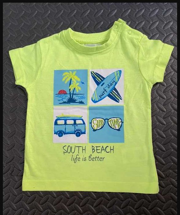 wakacyjna letnia koszulka surfera t-shirt 80