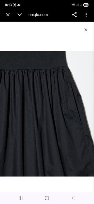 Комбінована сукня-майка Uniqlo з вбудованим бюстгальтером