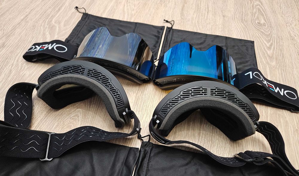 Лижна маска Omekol, маска для сноуборду, лыжная маска, лижні окуляри