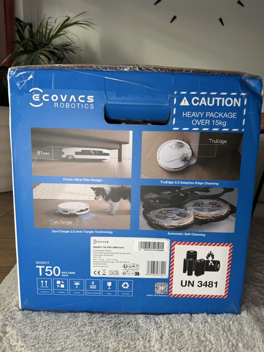 Robot sprzątający z mopem DEEBOT T50 PRO OMNI Gen 2 biały mopujący