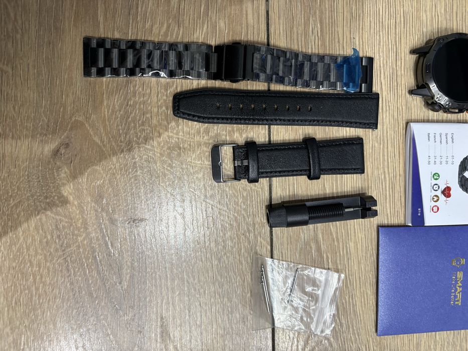 Smartwatch męski czarny