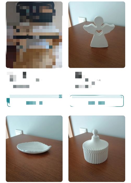 Peças em gesso vários modelos