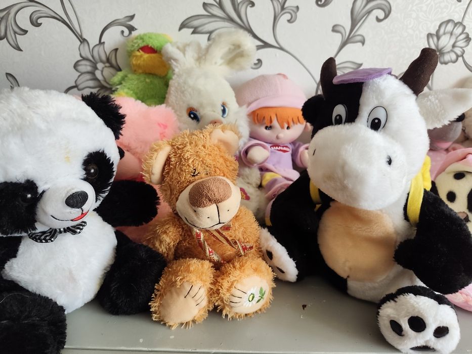 Игрушки мягкие развивающие