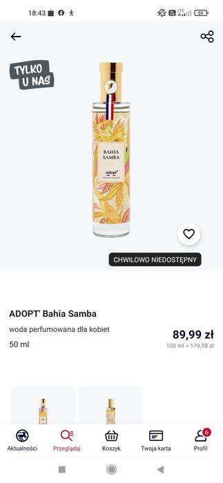 Bahia Samba Adopt'woda perfumowana 50ml