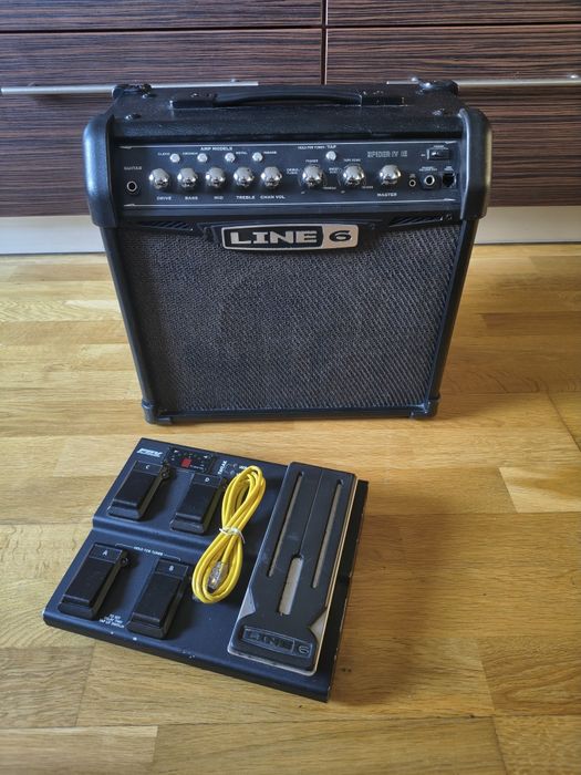 Wzmacniacz gitarowy z kontrolerem Line 6 Spider IV 15w + FBV Express