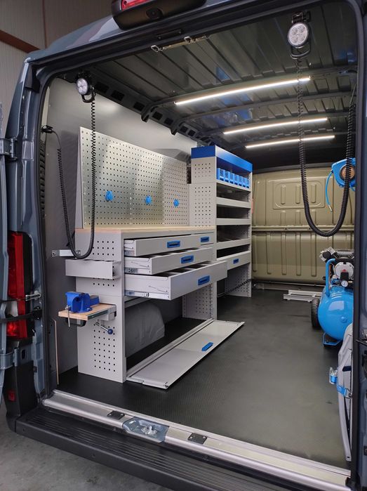 Zabudowa warsztatowa, serwisowa Master, Ducato, Sprinter, Crafter, TGE