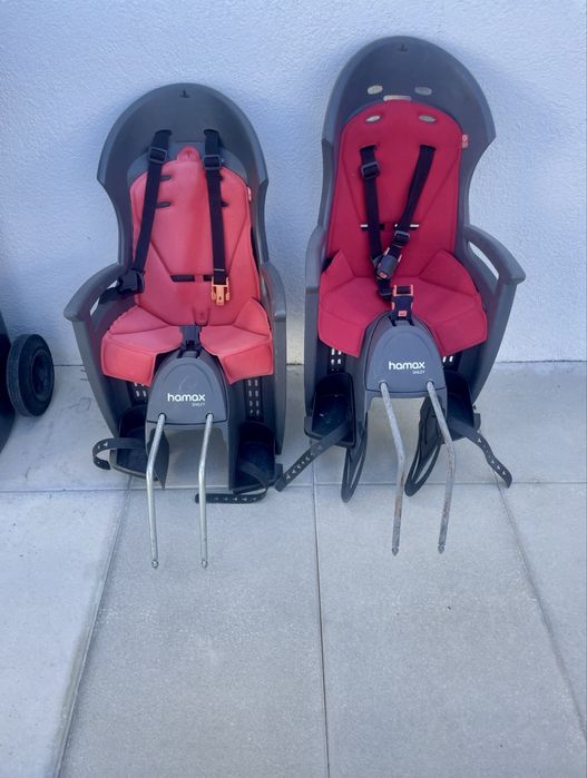 HAMAX Smiley — Cadeirinha de bicicleta traseira para criança