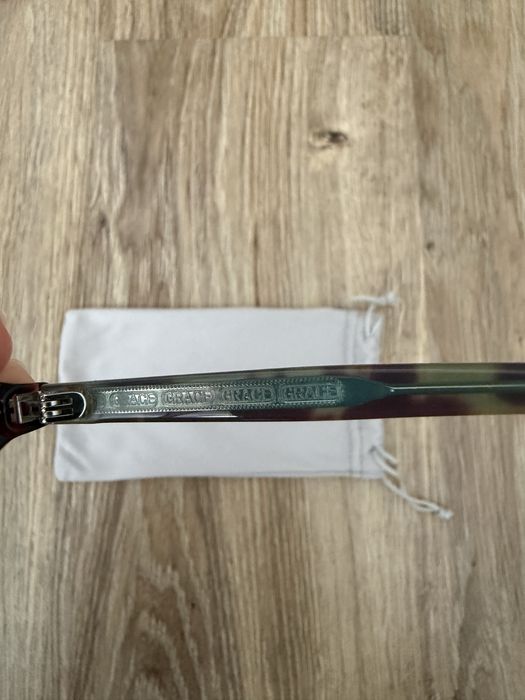 Okrągłe okulary zerówki Grace (szylkretowe) w etui