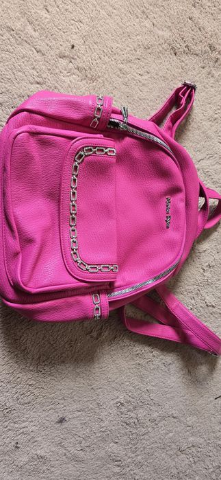 Plecak różowy 2w1 torba torebka