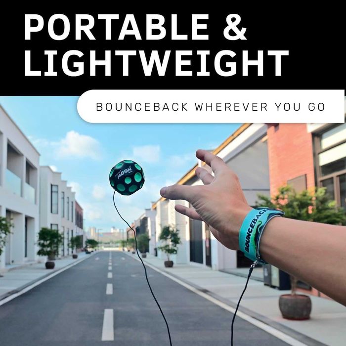 Оригінал Moon Ball Waboba Bounceback Returning Гравіті бол на резинці