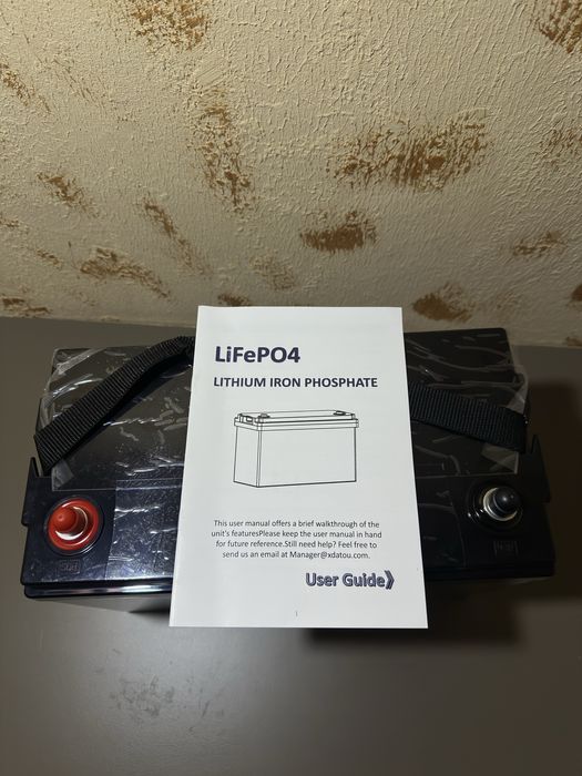 Акумулятор 12v100ah1280wh літій-залізо-фосфат - повна комлектація