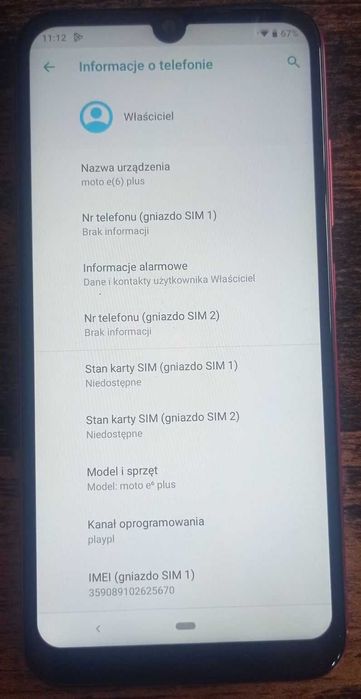 Motorola Moto E6 Plus