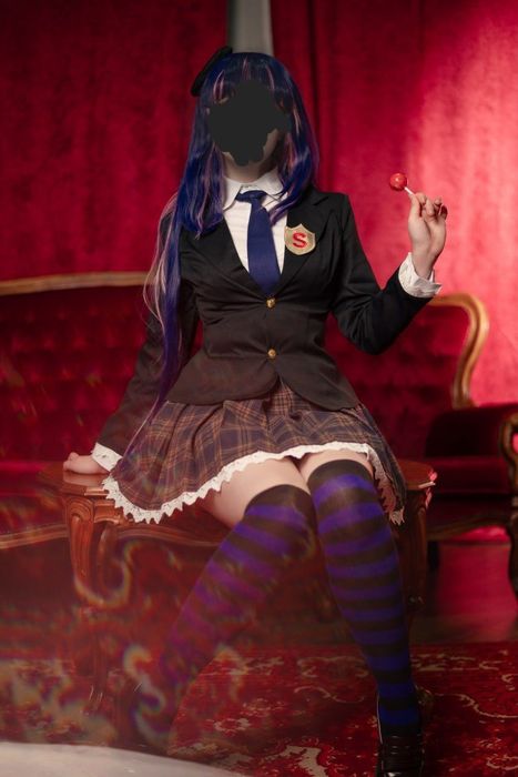 Косплей костюм Панчошки (Стокінг)  школярки school uniform з аніме Panty Stocking Garterbelt