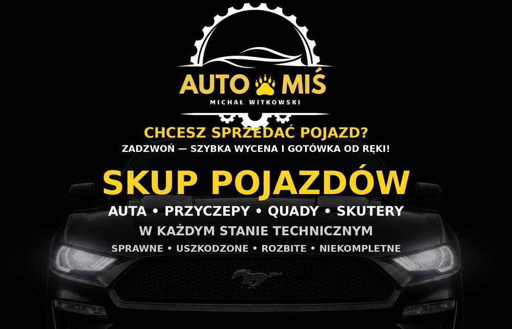 Skup Aut, Quad-ów, Przyczep, Skuterów, Szybka Gotówka!