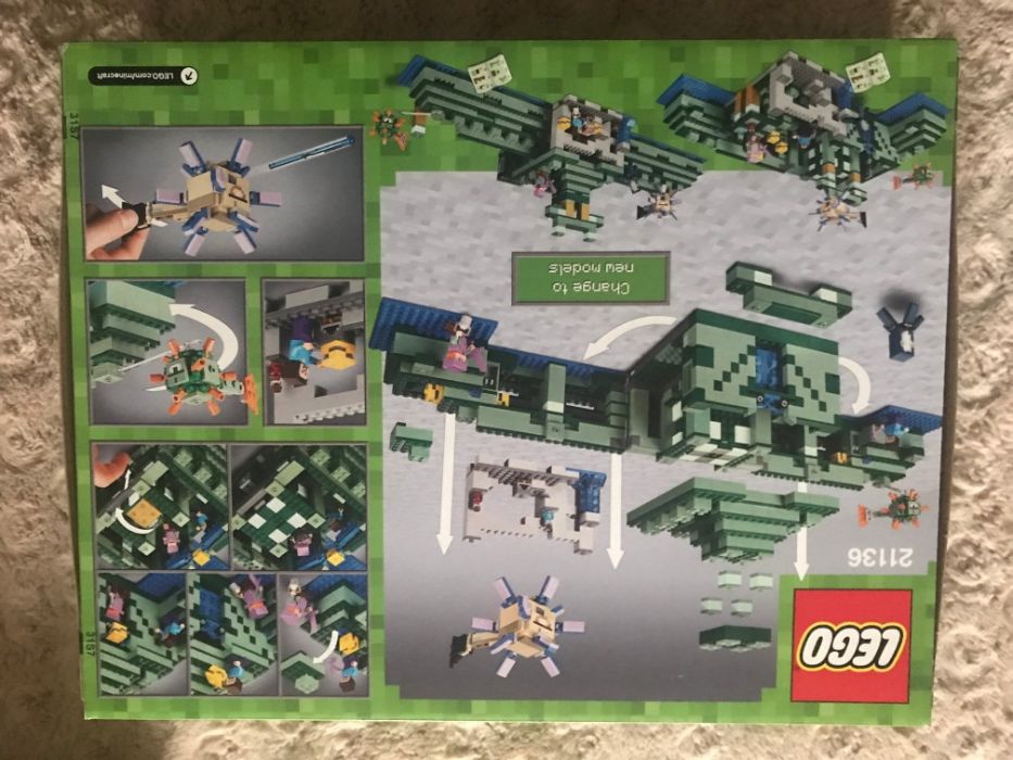 Monument Lego Sets 21136 Minecraft Lego NOWY Lego Minecraft 21136
