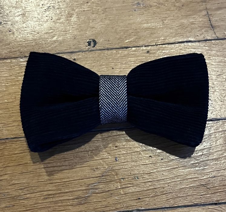 Mucha sztruksowa granatowa handmade