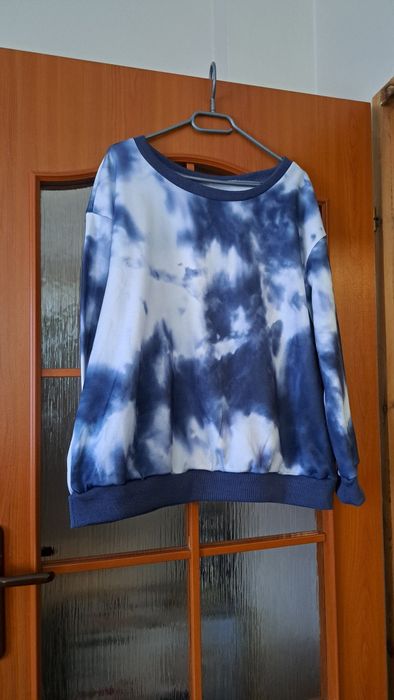 Bluza shein dekatyzowana 50 5xl motyw nieba