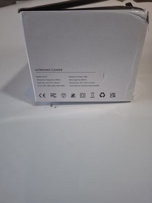 Myjka ultradźwiękowa  GT f2 nowa