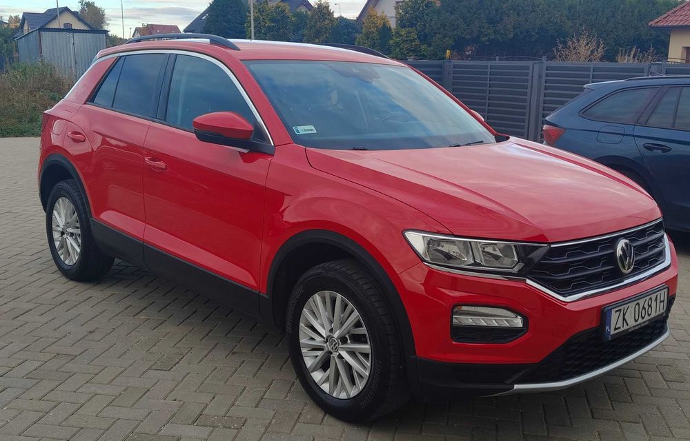 VW T-Roc 2020 czerwony