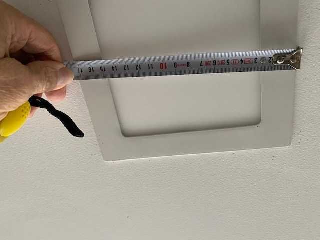 Lampada led panel light para tecto falso