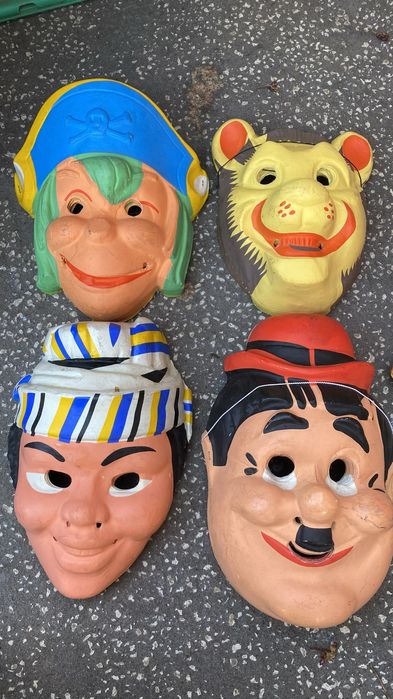 Antigas mascaras carnaval