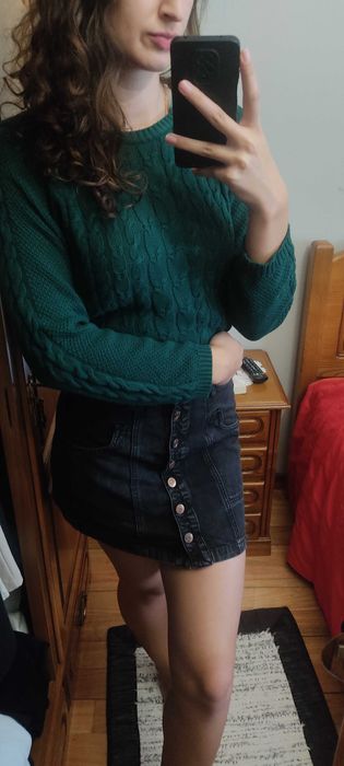 Saia ganga escura 
Stradivarius