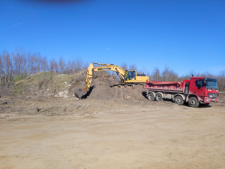 Prace ziemne koparka obrotowa 13t