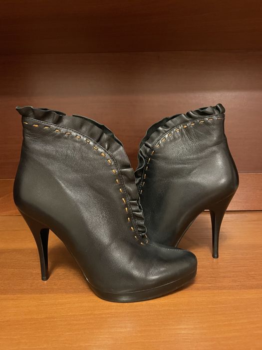 Ботинки кожаные демисезонные