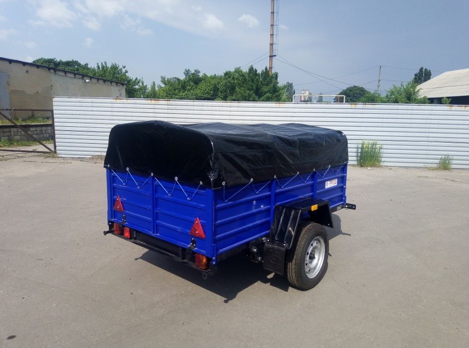 Легковий Причіп Посилений від Заводу 2.2 м. Одноосний прицеп для авто