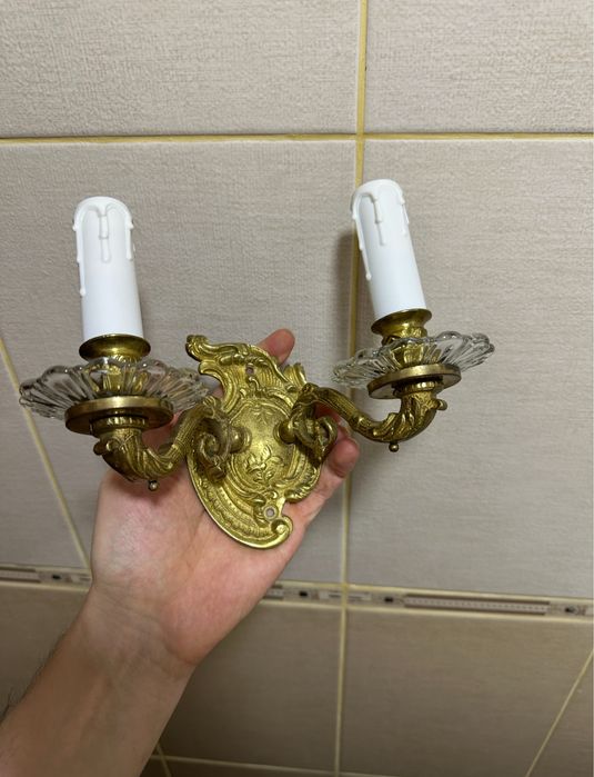 бра бронзові бра из бронзы Испания пара бра бронзовые