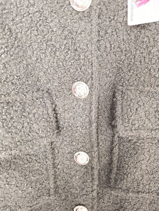 Nowa kurtka bomberka baranek oliwkowa khaki złote hit jesień S M L