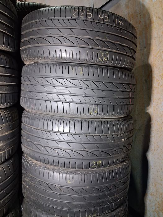225/45 17 Bridgestone Turanza ER 300 Шини б/у літо Комплект