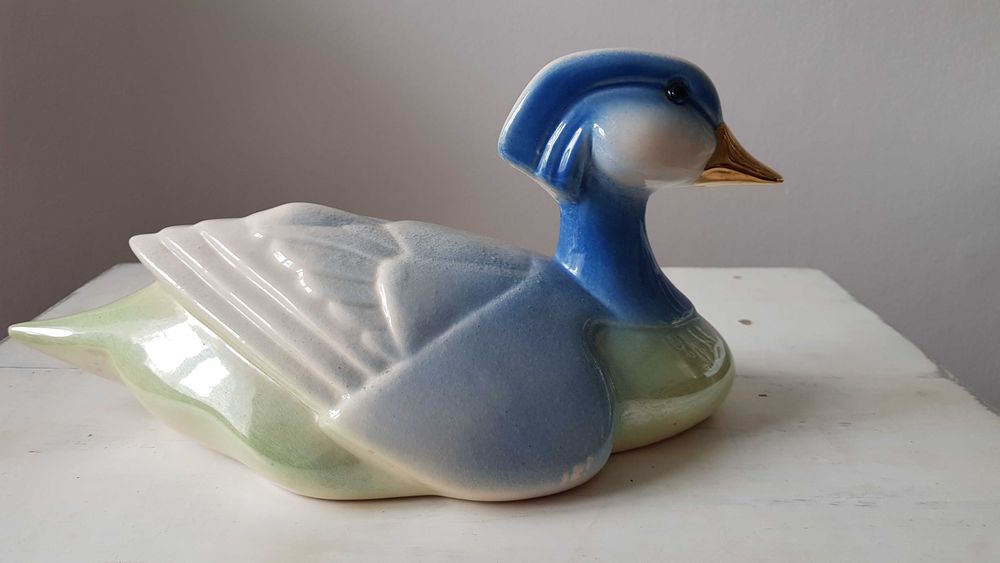 Stara ceramiczna kaczka