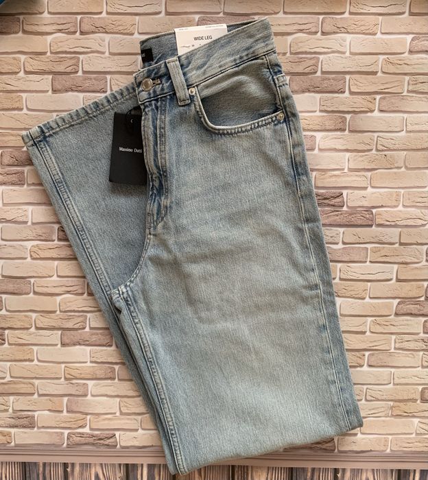 Джинси Massimo Dutti  середньої талії широкої форми