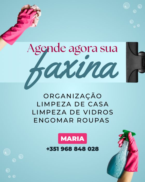 Serviços de limpeza