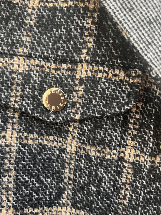 Sliczna kurtka płaszcz Sandro r 34 welna Nowy styl Marant