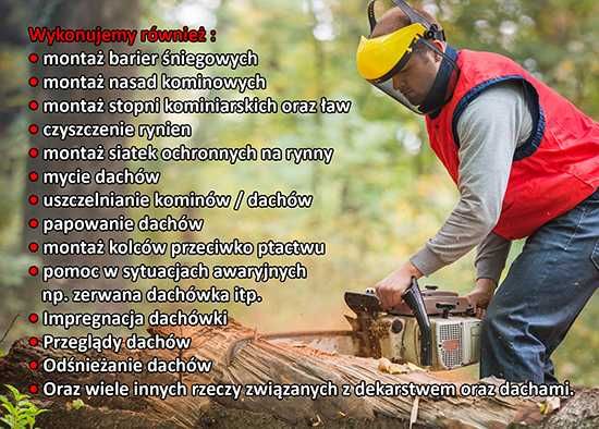 Malowanie Mycie Naprawy Dachów , Czyszczenie rynien , Usługi dekarskie