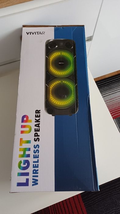 Głośnik Przenośny Bluetooth Vivitar Light Up Wireless Speaker