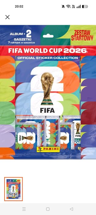 FIFA world cup 2026 - naklejki