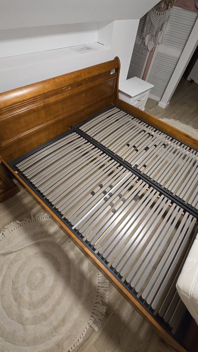 Zestaw sypialnia łózko materac  drewno super cena