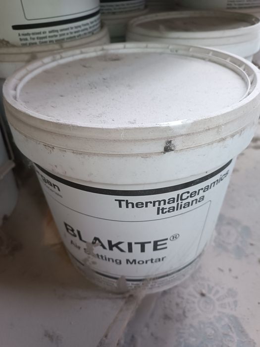 Огнеупорный раствор клей мертель BLAKITE для  печей, каминов, барбекю