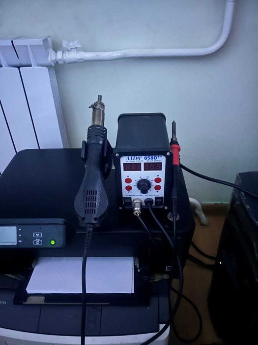 Паяльная станция с феном AIDA 858D++