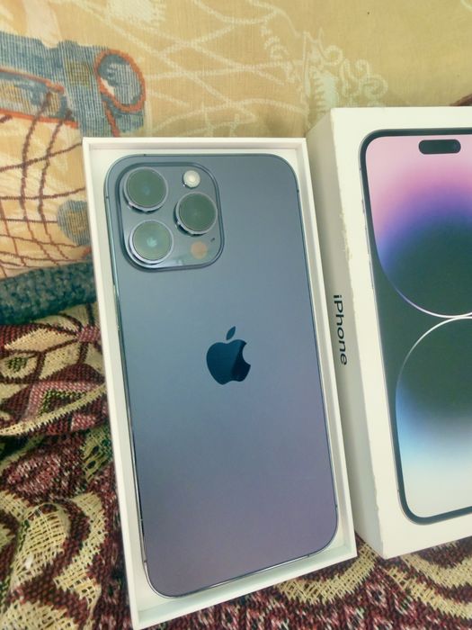 Iphone 14 Pro Max ,акб 80,неверлок,физ сим,в идеальном состоянии,полный комплект