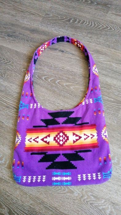 сумка-зірка жовта, сумка через плече фіолетова