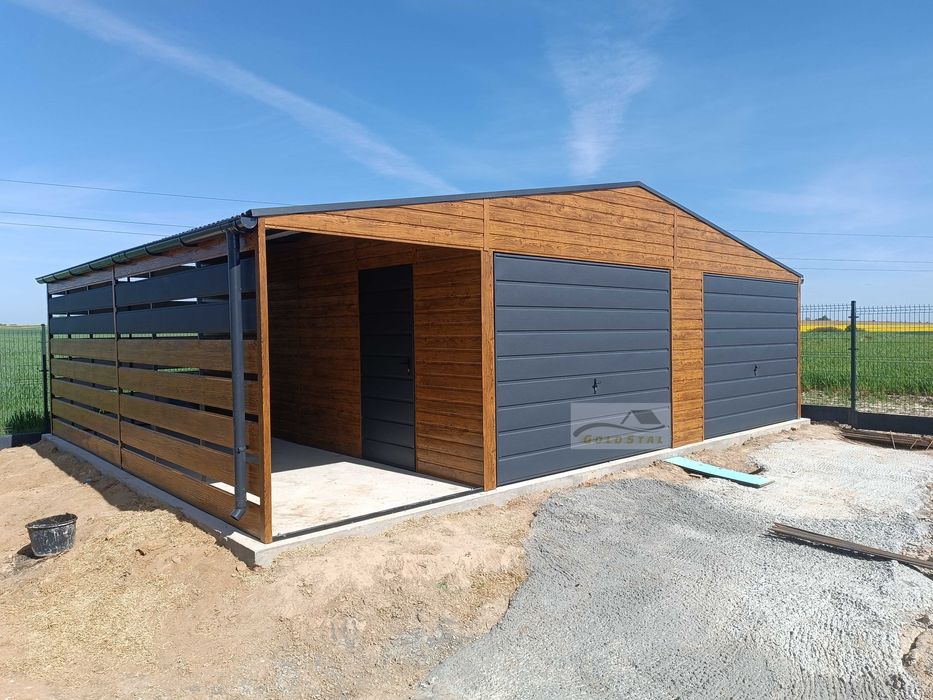 Garaż blaszany 8,5x6 6x5,5 6x6 6x5 4x6 7x6 4x5 3x5 9x6 AŻURY